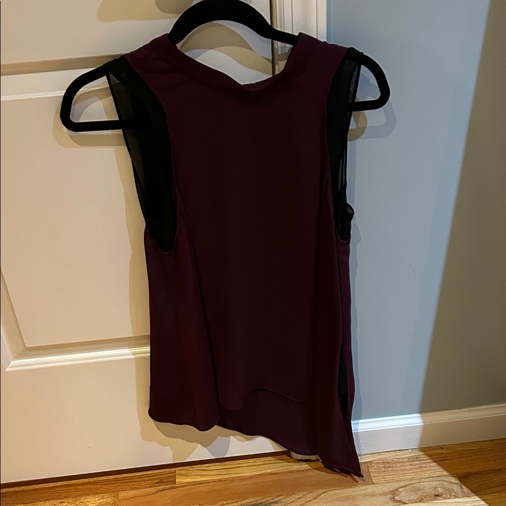 Elegant Purple Sleeveless Top